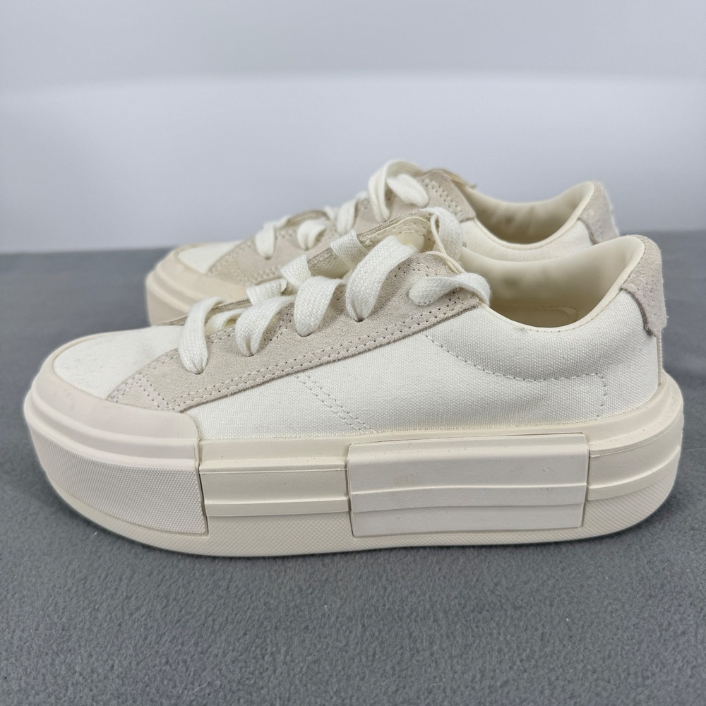 Converse Cruise Womens 5 Mens 3.5 Platform Sneakers Egret White A08788C